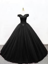 Black Gothic Princess Ball Gown Wedding Dress Gaya Model Pakaian Model Pakaian Gaun Cantik