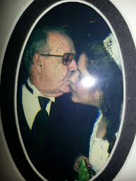 Would anyone be able to sharpen or clear this photo of me and my late dad 