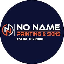No Name Printing And Signs