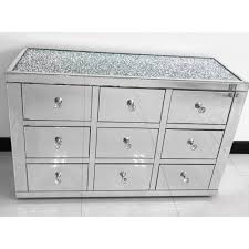 Need more storage for your gadgets and accessories around the house? Best Selling Crushed Diamonds On Top 9 Drawers Mirrored Cabinet Buy Mirrored Cabinet With Multi Storage Drawer Chest Direct Sale Mirrored Cabinet For Home And Hotel Modern Vanity Home Decorative 9 Drawers Mirrored