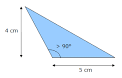 Aire d un triangle obtusangle