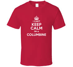 Vintage habitat wildflower columbine signal all over print t shirt 1996 large. Columbine I Can T Keep Calm Parody T Shirt