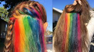 Dyed hair half dyed hair piercings hair brunette piercing tattoo nose ring hair care short fringe. Split Half And Half Hair Color Novocom Top