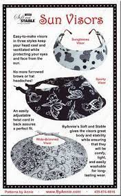 Maybe you would like to learn more about one of these? Sun Visors Sewing Pattern By Annie Unrein Sewing Hats Sewing Patterns Hat Patterns To Sew