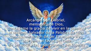 San miguel arcángel, defiéndenos en la lucha. Oracion Al Arcangel San Gabriel Para Pedir Lo Que Mas Se Necesita Y Proteccion Youtube