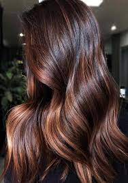 Pale to fair complexions will look especially striking in contrast to the dark hair color shade. 22 Gorgeous Chocolate Brown Hair Colors To Try In 2018 Stylesmod Brown Hair With Highlights Dark Hair With Highlights Dark Hair