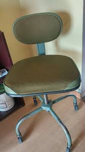 Vintage Cramer Air Flow Posture Chair Office Steampunk Industrial Green Nm