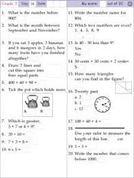 maths grade 2