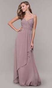 Long Chiffon Formal Prom Dress With Beaded Straps In 2020 Dresses Formal Prom Dresses Long Chiffon Prom Dress