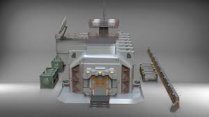 Sci Fi Hub 3d Model In 2020 3d Model Model Architecture
