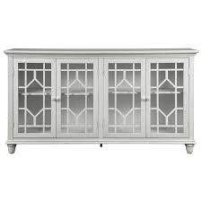About 16% of these are living room cabinets, 0% are coffee tables, and 1% are nightstands. Signature Design By Ashley Dellenbury Antique White Finish Accent Cabinet With Lattice Glass Doors Standard Furniture Accent Chests