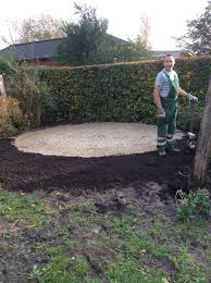 Rund Terrasse Af Chaussesten Haver Haveideer