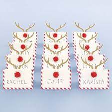 They're easy to make and take just a few minutes. 12 Christmas Table Place Cards Ideas Christmas Table Christmas Place Cards