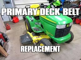 Check spelling or type a new query. How To John Deere Tractor Primary Deck Belt Replacement Youtube