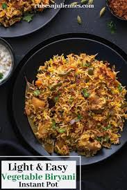 Vegetable Biryani Recipe Pressure Cooker Cubes N Juliennes Recipe Vegetable Biryani Recipe Biryani Vegetable Biryani Recipe
