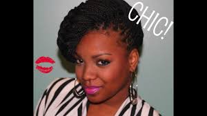 This is an easy way to look edgy and hot at the same time. How To Style Your Box Braids Youtube