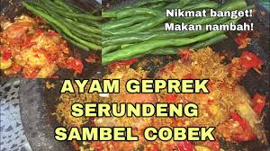May 24, 2021 · resep ayam geprek daun jeruk. Ayam Geprek Serundeng Sambel Cobek Youtube