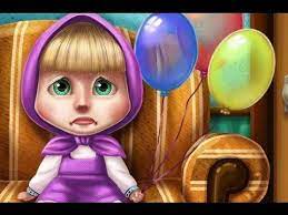 ماشا والدب ماشا في المستشفي العاب كرتون ماشا والدب للاطفال cartoon disney characters character