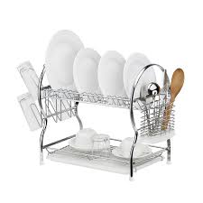 There are no reviews yet. 2 Layer Stainless Steel Dish Drainer Rack Silver E Valy Limited Online Shopping Mall