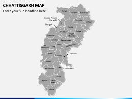 How to color chhattisgarh map? Chhattisgarh Map Powerpoint Template Ppt Slides Sketchbubble