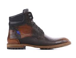 Warm materials, rugged soles and a comfortable tread for that bit of extra grip, it's all part of the boots collection this winter. Floris Van Bommel Heren Boots Cognac 10234 1 Van Den Assem