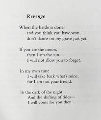 If You Are The Moon Then I Am The Sun Poetry Revenge Langleav Seaofstrangers Revenge Quotes Karma Quotes Nietzsche Quotes