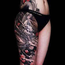 If select a white japanese tattoo, it is essential to look for an expert japanese tattooist to help you get the right design and outlook. Japanese Leg Tattoo By Zhiyong Tattoo Japaneseink Japanesetattoo Irezumi Tebori Colortattoo Leg Tattoos Women Japanese Tattoo Designs Hip Tattoos Women