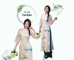 Ao Dai Viet Nam |Ao Dai Modern for women with pants| Vietnamese dress – Ao  Dai Em Kim