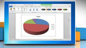 how to make a pie chart in word 2010