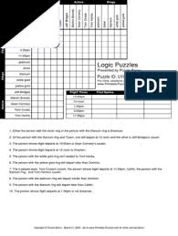 Stephen has published twelve puzzle books, including puzzle baron's number logic puzzles. Challenging Logic Puzzle
