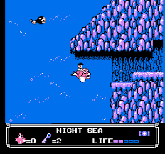 Little Nemo - Dream Master sur nes : Walkthrough for level 4 : Night Sea