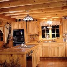 Pin By Real Log Homes On Kitchens Dining Rooms Log Home Kitchens Log Home Decorating Log Homes