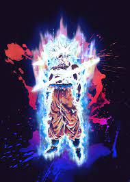 , migatte no goku'i, lit. Displate Poster Goku Mastered Ultra Instinct Renegade Goku Master Ultra Instinct Dragonball Dragon Ball Artwork Dragon Ball Super Goku Dragon Ball Super