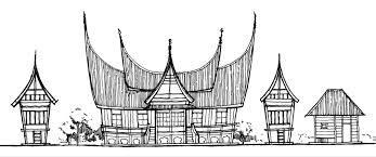 Menggambar rumah adat gadang minangkabau sumatera dengan mudah | menggambar dan mewarnai rumah adat caranya. Mewarnai Gambar Sketsa Rumah Gadang Terbaru Kataucap