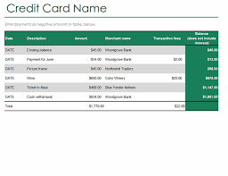 Check spelling or type a new query. Credit Card Log