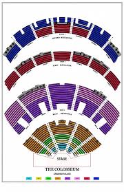 Colosseum Seating Chart Colored Final The Colosseum At