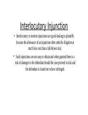Terbaru, pengambilan perajurit muda angkatan tentera malaysia 2019 kini dibuka. Slide Interlocutory Injunction Part 1 Pptx Interlocutory Injunction U2022 Interlocutory Or Interim Injunctions Are Good Looking To Plaintiffs Because Course Hero