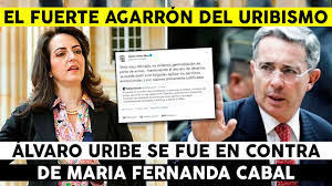 Senadora de la república de colombia. El Fuerte Agarraron Del Uribismo Uribe Se La Canto A Maria Fernanda Cabal Youtube