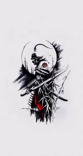 Download this wallpaper as iphone desktop or lock screen: Iphone Japanese Samurai Wallpaper Hd