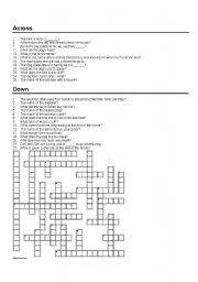 The answers to the clues: Crossword Puzzle Based On The Pixar Movie Up Esl Worksheet By Ra180979