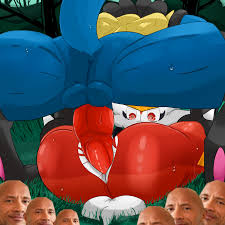 Rule34 - If it exists, there is porn of it  cinderace, dwayne johnson,  lucario, pokemon (species)  7840247