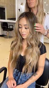 Hairby Chrissy On Instagram Curtain Bangs W Hairbylaurenn Kimmy Ann Hair Nocapechallenge Long Hair Highlights Long Hair Styles Hair Styler