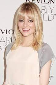 Shoulder Length Choppy Bangs Hair Styles Medium Hair Styles Emma Stone Hair
