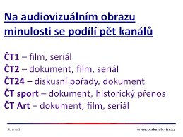 Aktuální tv program stanice čt sport na dnes, zítra a dalších 7 dní dopředu. Audiovizualni Obraz Minulosti A Program Ceske Televize Milan Fridrich Reditel Programu Ct Ppt Stahnout