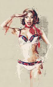 Freelance digital illustrator from brazil instagram/facebook page/twitter: Pin Up By Florian Nicolle