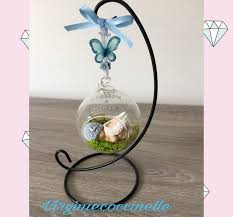 Boule En Verre Sur Pied Bebe Fimo Autres Bebe Par Virginiecoccinellefimo Artisanat Bricolage Papier Decorations De Fete Diy Creations A Theme Noel