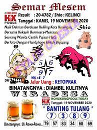 Syair Hk Adstogel 19 November 2020