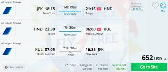 Malaysia time and new york time calculator. 5 Ana New York To Malaysia For 535 2 In 1 With Japan For 652