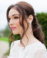 The more long hair you have the more beautiful you will look in this hairstyle. Half Up Half Down Wedding Hairstyles We Love Martha Stewart