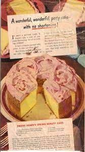 Spring Beauty Cake Wwii Ration Recipe Recipecurio Com Vintage Recipes Vintage Baking Retro Recipes